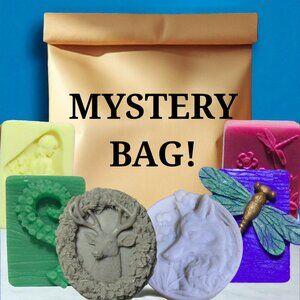 NEW Soap Grab Bag - Six Nature Themed Scented Decorative Soap Assortment.